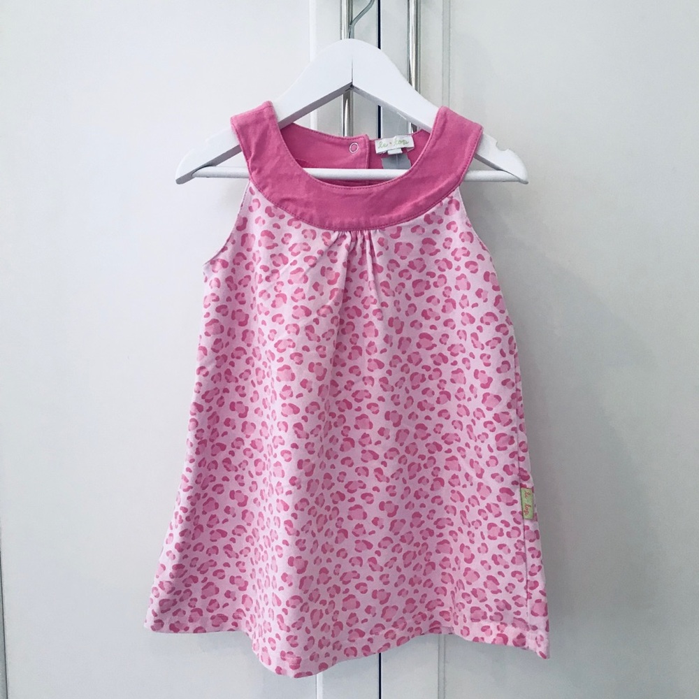 LeTop soft cotton animal print dress